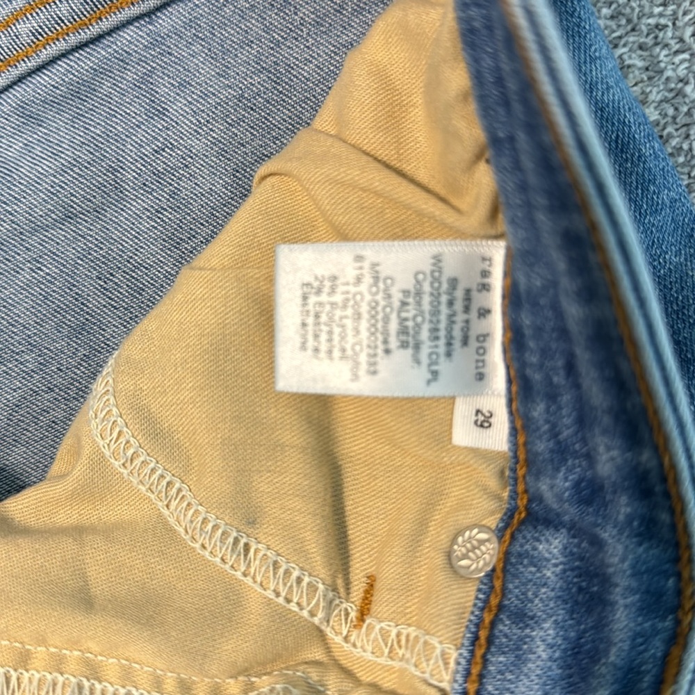 Like New Rag & Bone Mid Rise Ankle Skinny Jeans - Picture 5 of 7
